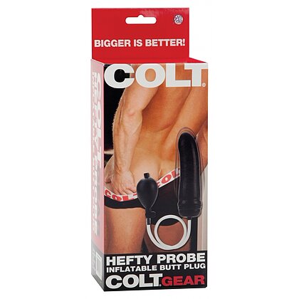 COLT Plug Anal Gonflabil Reglabil — 16.5 cm Inserabil, Ø5 cm Negru 2