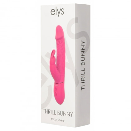 Rabbit Thrill Bunny Vibrator Reîncărcabil, Stimulator Dublu G Roz 6