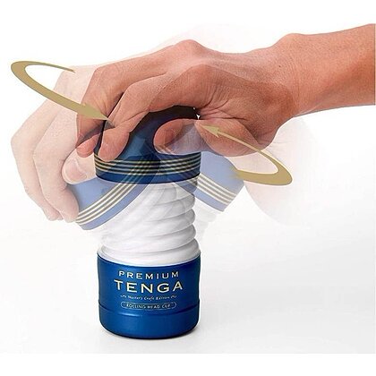 Masturbator Premium Tenga Rolling Head Albastru 3