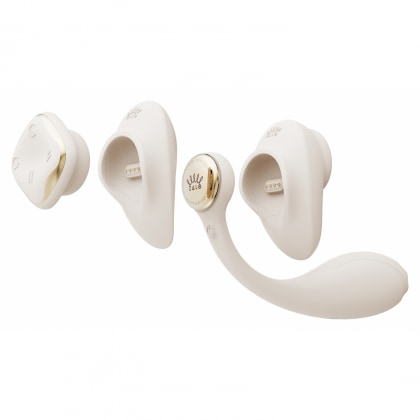 Vibrator Deya Purtabil cu Sucțiune pentru Clitoris Alb 2