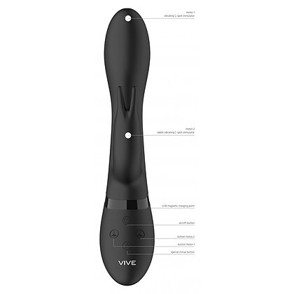 Vibrator Rabbit Zosia Classic Negru 8