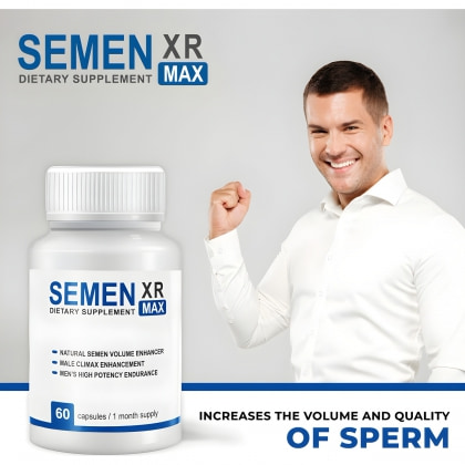 Capsule SemenXR Max Volum Spermă și Fertilitate 60buc 2