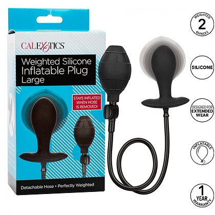 Weighted Inflatable Plug Large Negru 11