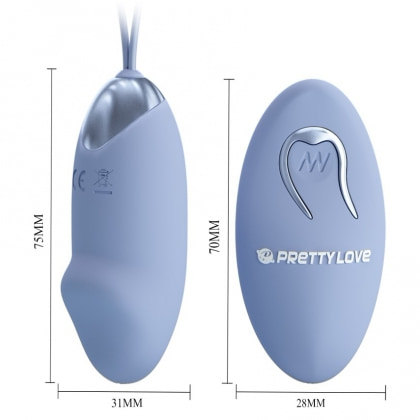 Pretty Love Julia - Ou Vibrator Albastru, 12 Moduri 3