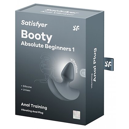Satisfyer Absolute Beginners 1 — Plug Anal 12 Vibrații USB Gri 5