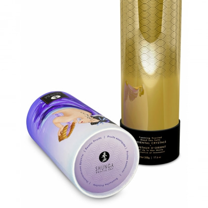 Shunga Oriental Crystals Fructe Exotice — Sare De Baie 500g 3