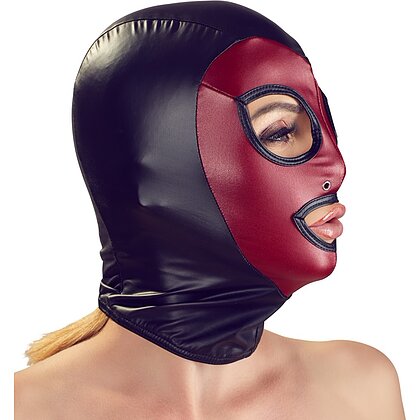 Cagulă Bad Kitty Head Mask Vișiniu Negru 3