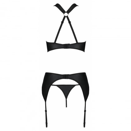Set Din Piele Passion Hima Negru L-XL 4