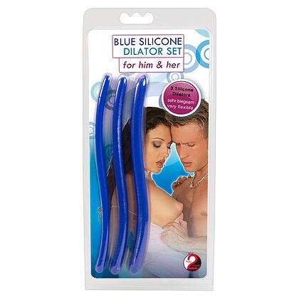 Dilatator Uretră Silicon Dilatator Set Albastru 3