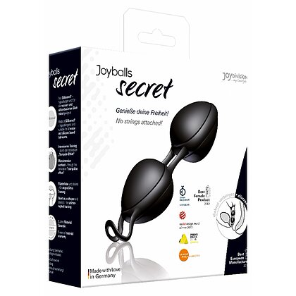 Bile Vaginale Joyballs Secret Rezistente La Apă Negru 6