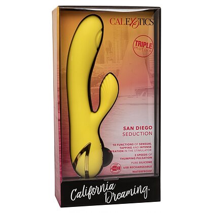 Vibrator Rabbit San Diego Seduction Galben 2