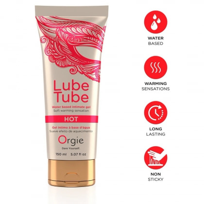 Lubrifiant Orgie Lube Tube Hot cu Efect de Încălzire 2
