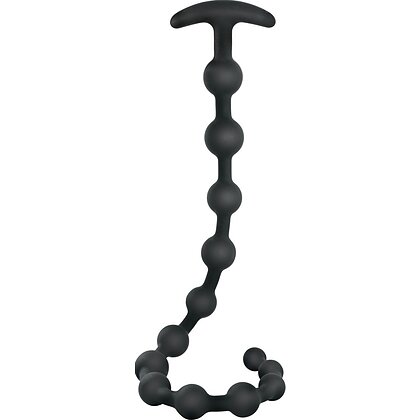 Black Velvets Anal Beads Negru 2
