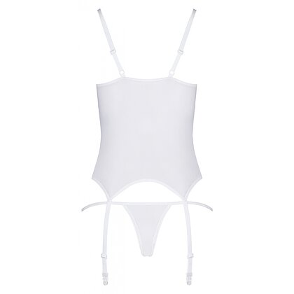 Corset Avanua Silentia Alb L-XL 4