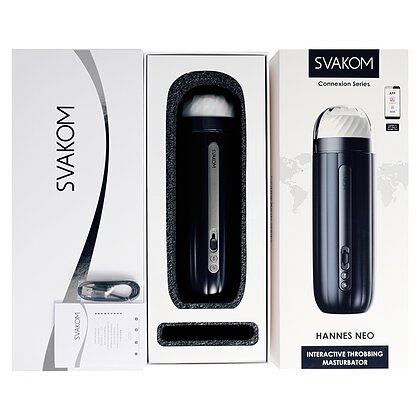 Svakom Hannes Neo Masturbator Automat 5 Moduri 38°C Negru 4