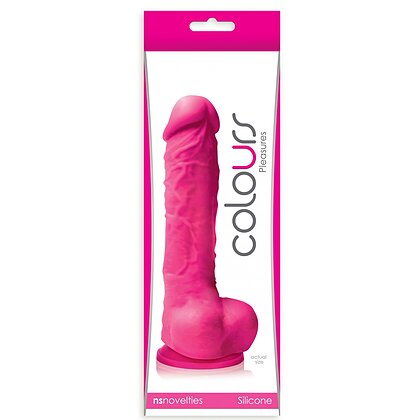 Dildo Cu Ventuză Colours Roz 2