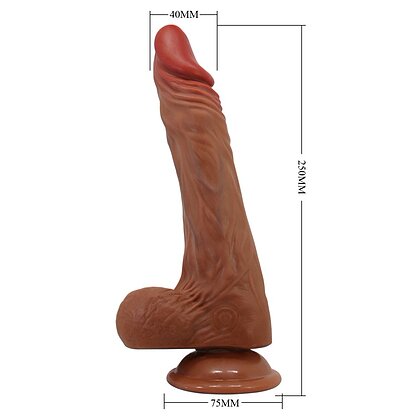 Debra Calisto 25cm – Vibrator Rotativ cu Ventuză Discret 6