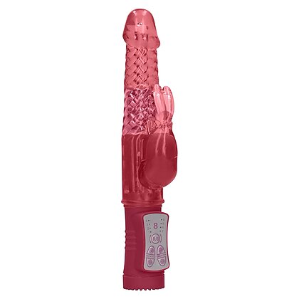 Vibrator Rotating Rabbit Roșu 2