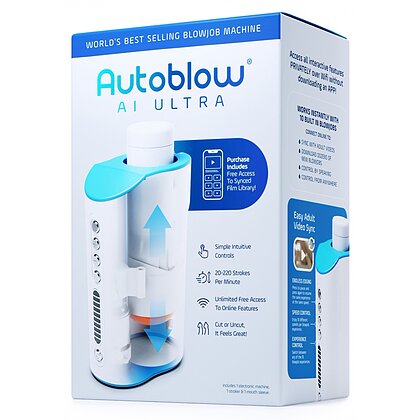 Masturbator Autoblow AI Ultra Alb 5