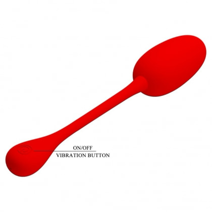 Pretty Love Knucker — Ou Vibrator Roșu, 12 Moduri Roşu 6