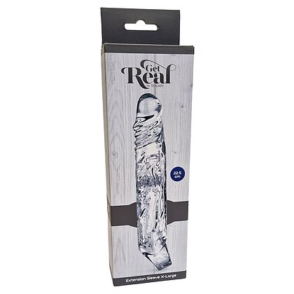 ToyJoy Extension Sleeve XLarge +9.5 cm – Discret Transparent 3