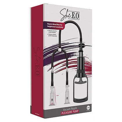 Pompiță Vacuum Pentru Sfârcuri Negru 4