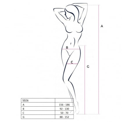 Dresuri Passion S026 Negru S-L 5