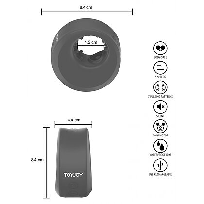 ZEPHYR Stroker and C-Ring Albastru 7