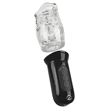 STROKER Masturbator Rotativ Transparent 4 Moduri 4