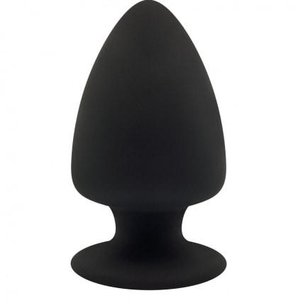 SILEXD Plug Anal Premium L – silexpan Ø7.2 cm Negru