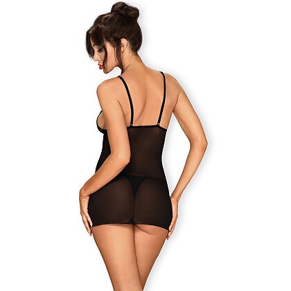 Chemise Obsessive Lucita Negru L-XL 2