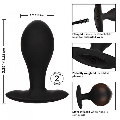 Weighted Inflatable Plug Large Negru 10