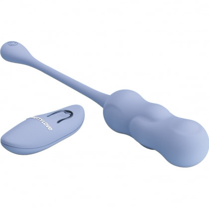 Pretty Love Leshy Blue — Ou Vibrant Compact, Telecomandă Albastru 3