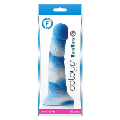 Dildo Colours Yum 6 Albastru 2