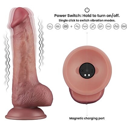 LoveToy Dual 21,5 cm – Densitate Dublă, 10 Vibraţii 6