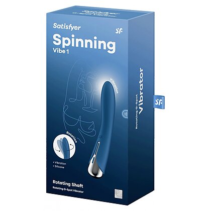 Vibrator pentru Punctul G Satisfyer Spinning Vibe 1 Albastru 7