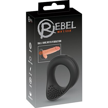 Inel Vibrant Rebel — 10 Moduri, Reîncărcabil, Discret Negru 8