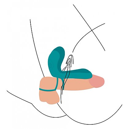 Inel Couples Vibrator Verde 4