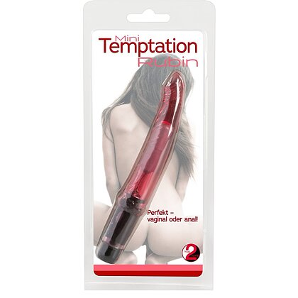 Vibrator Temptation Ruby 16.5cm Roșu 4