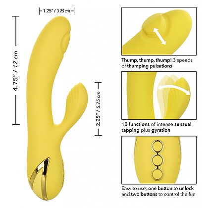 Vibrator Rabbit San Diego Seduction Galben 3