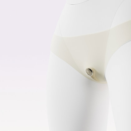 Vibrator Deya Purtabil cu Sucțiune pentru Clitoris Alb 7
