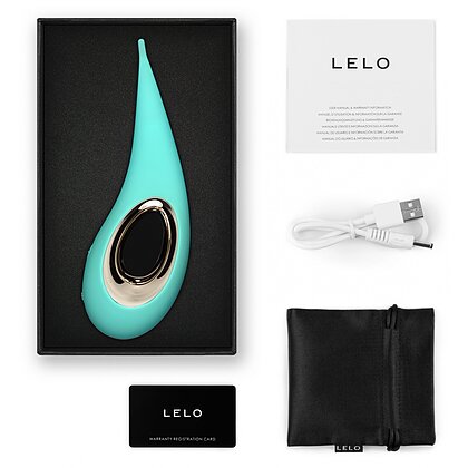 LELO Dot — Stimulator Clitoridian, 8 Moduri, Reîncărcabil Albastru 5
