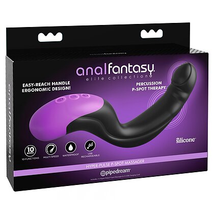 Stimulator Prostată Hyper Pulse P-Spot Negru 4