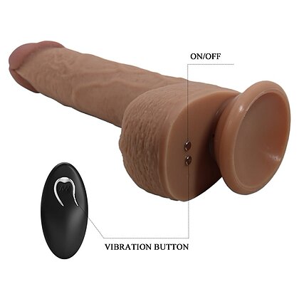 Pretty Love Tommy Vibrator Realist 3 Moduri cu Ventuză 4