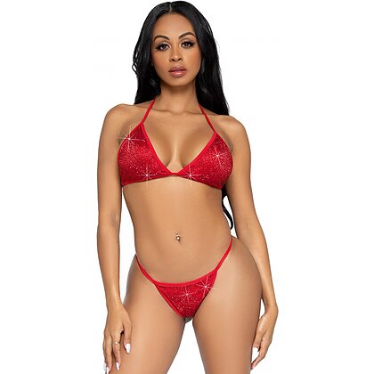 Costum Baie Leg Avenue Phoenix Bikini Roșu L 2