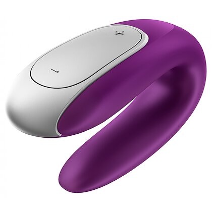 Vibrator Smart Satisfyer Double Fun pentru Cupluri Mov 3