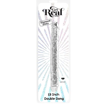 Clear Double Dildo 34cm Transparent 3