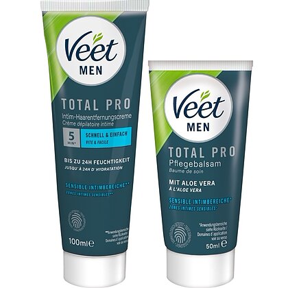 Veet Men TOTAL PRO Depilare Intimă Rapidă 5–10 Min