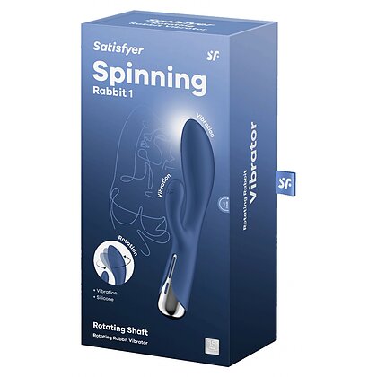 Satisfyer Spinning Rabbit 1 Albastru 6