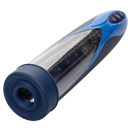 Pompă Penis Rechargeable Waterproof Albastru 8